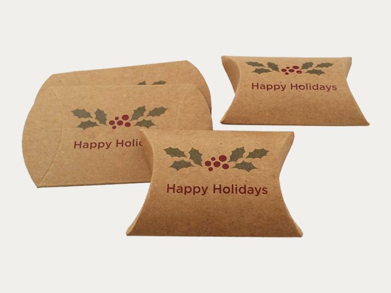 Kraft Pillow Boxes