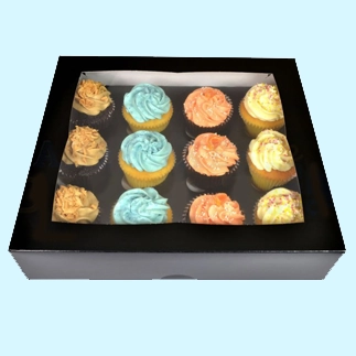  	12-Cupcake Boxes:	 