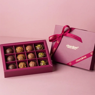  	Classic 12-Chocolate Truffles Boxes:	 