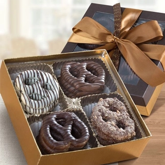  	Luxury Pretzel Gift Boxes:	 