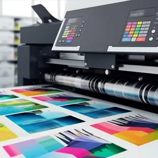  Offset Printing:  