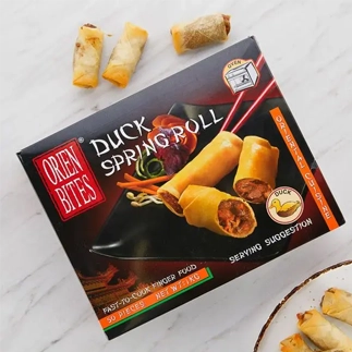  	Sleek Spring Roll Boxes:	 