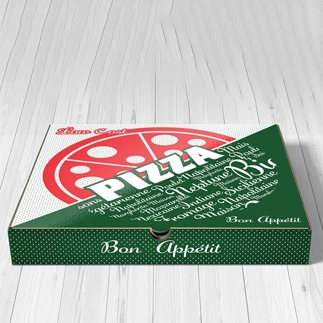  	Sleek and Slim Pizza Boxes:	 