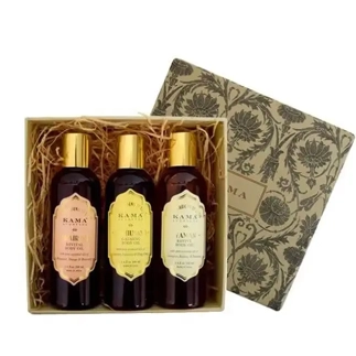  	Set of 3 Body Oil Boxes:	 