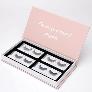  	Set of 4 Eyelash Boxes:	 